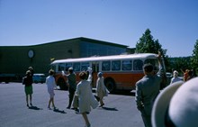 Barnens ö: Buss till Barnens ö på Eriksdalskolan