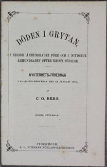 Döden i grytan - nykterhetsfördrag i Blasieholmskyrkan 1875