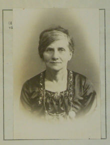Edla Bikoff Gerschman ansöker om uppehållbok 1918