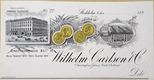 Fakturahuvud. Wilhelm Carlson & Co