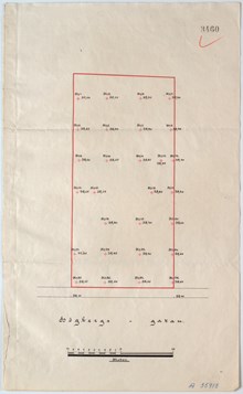 Underlag för bygglov år 1901, fastigheten Kejsaren 25
