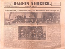 Nederlag för kvinnorna i rösträttsfrågan –  Dagens Nyheter 1912