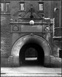 Portalen till Stockholms Elektricitetsverk, Regeringsgatan 38,