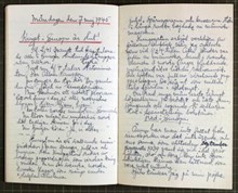 Andra världskrigets slut i Fritiof Englunds dagbok
