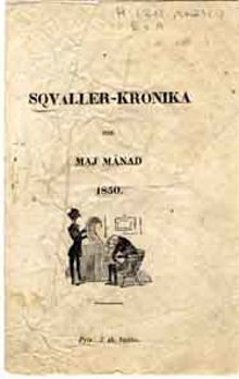 Sqvaller-krönika för maj månad 1850