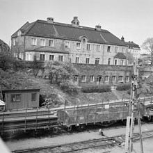 Liljeholmens stationshus före rivningen 1959