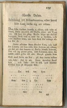 Lille Lars lär sig räkna, 1811