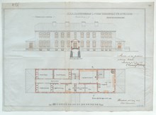 Ekonomihuset vid Kronprinsessan Lovisas Vårdanstalt för sjuka barn - ritning 1897