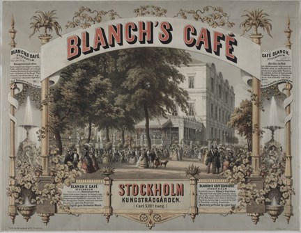 Affisch för Blanchs café