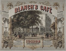 Affisch för Blanchs café