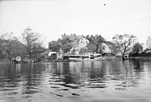 Bondegatans slut vid Hammarby sjö