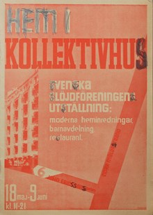 Hem i kollektivhus – katalog från Svenska slöjdföreningens utställning 1935