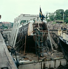 Regalskeppet Vasa i Beckholmsdockan