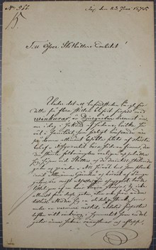 Skrivelse angående behovet av urinkurar på Djurgården 1875