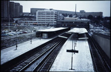 Liljeholmens tunnelbanestation år 1976