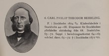 Carl Philip Theodor Behrling. Ledamot av stadsfullmäktige 1863-1872
