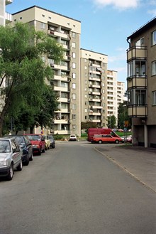 Ormängsgatan i Hässelby Gård