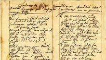 Fredmans 49. Epistel. Ulla Winblads hemresa från Hessingen i Mälaren om en sommarmorgon 1769. [Manuskript]