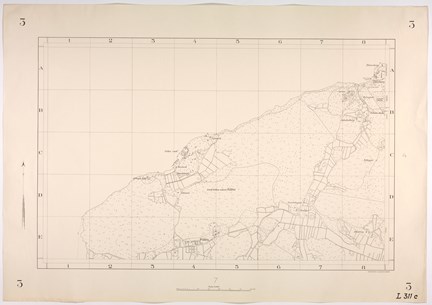 1912 års karta över Brännkyrka del 3