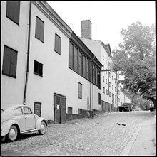 Kvarteret Täppan. Bjurholmsgatan norrut. Hus G, E och D