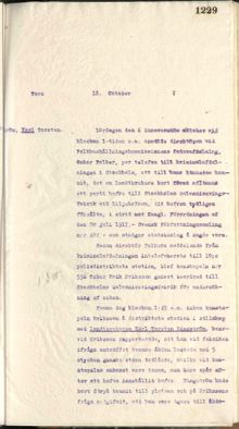 Bonden Ringström smugglar havre - polisrapport 1917