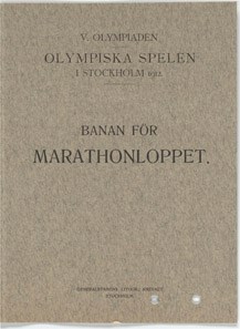 Beskrivning av Olympiska spelens maratonloppsbana 1912