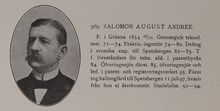 Salomon August Andrée. Ledamot av stadsfullmäktige 1891-94