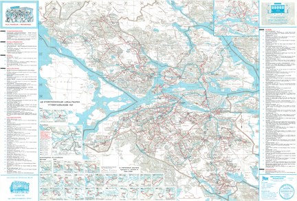 Karta i vitt, grönt (bebyggelse) och blått (vatten)