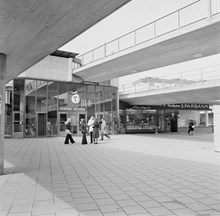 Bredängs tunnelbanestation år 1972