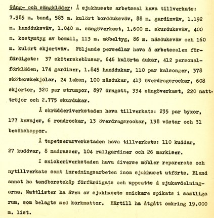 Årsberättelse från Beckomberga sjukhus 1933
