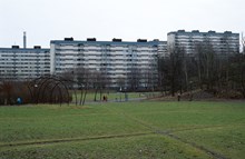 Norra Bredäng med bostadshus och grönområde