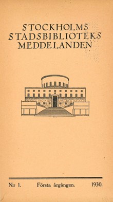 Stockholms stadsbiblioteks meddelanden 1930