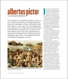 Albertus Pictor - en invandrad stockholmare / artikelförfattare: Lin Annerbäck