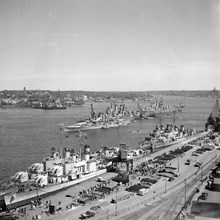 Amerikanska flottbesöket 1946 vid Stadsgårdshamnen