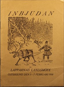 "Inbjudan till Lapparnas Landsmöte" - 1918