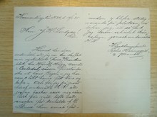 Brev från Sophia Hammarqvist till Sedlighetspolisen angående Annika Brundin, den 14 maj 1885