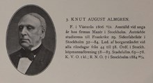 Knut August Almgren. Ledamot av stadsfullmäktige 1863-1878