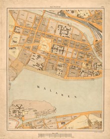 Karta "Bladet Kronoberget" 1909