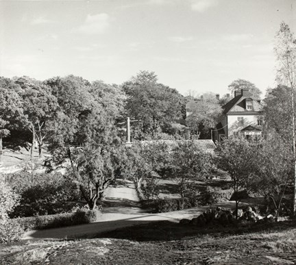 Bild över trädgårdsmästeriet på Waldemarsudde