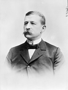 Porträtt av överingenjör och stadsfullmäktigeledamot Salomon August Andrée.