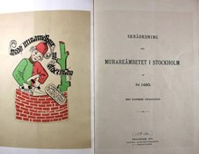 Skråordning för Murareämbetet 1480 