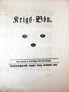 "Krigs-Bön" 1808