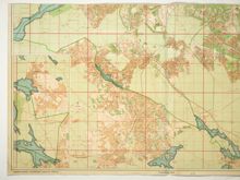 1944 års karta "Stockholms stad med förstäder", utsnitt d