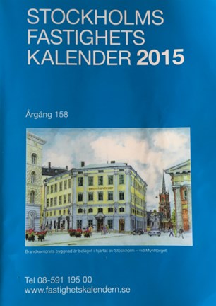 Omslag Stockholms fastighetskalender 2015