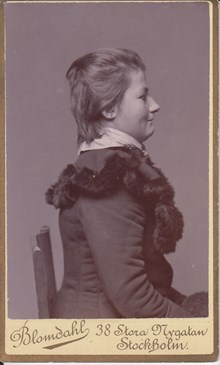 Berta Lovisa Janson - polisfotografi 1894
