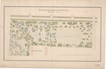 Vasaparken – förslag till parkanläggning med lekplats (troligen 1890-tal)