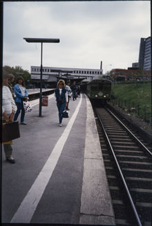 Högdalens tunnelbanestation på 1980-talet