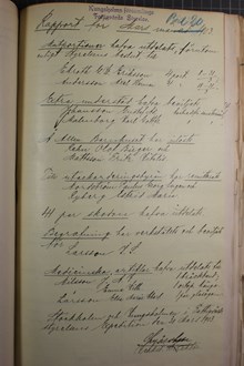 Bidrag till fattiga - rapport från Kungsholms församlings fattigvårdsstyrelse 1903
