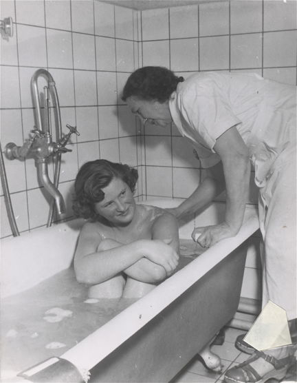 Aspuddsbadet - karbad 1950