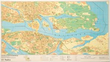 Karta "Staden" år 1954